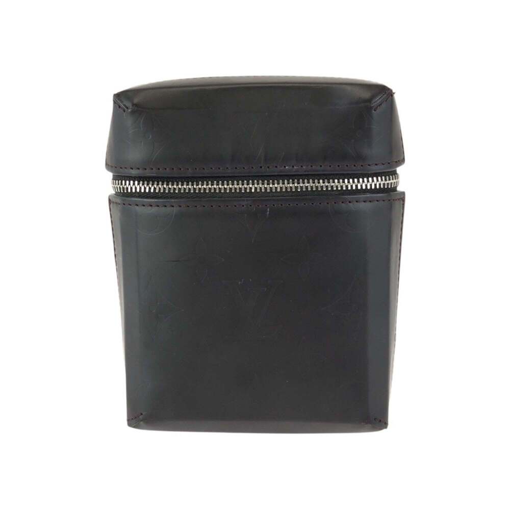LOUIS VUITTON Brown Monogram Leather Pouch